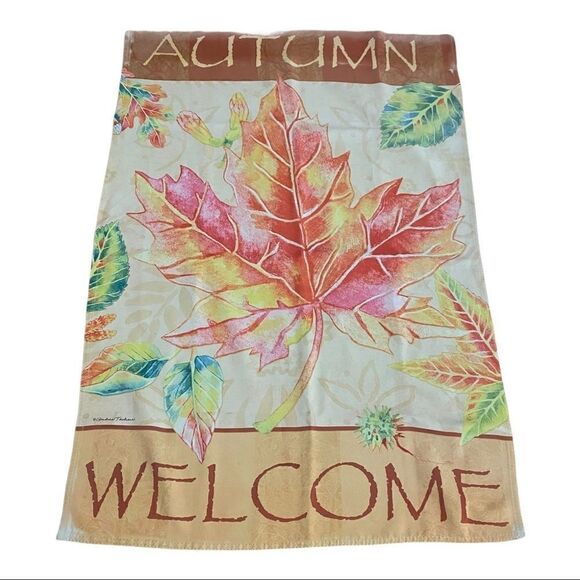 Outdoor Large Fall Autumn Decorative Flag - Picture 1 of 4